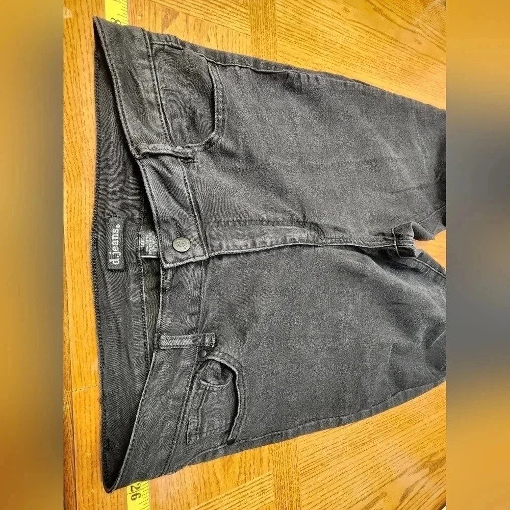D. Jeans Black Jeans Size 16 Petite - Picture 2 of 6